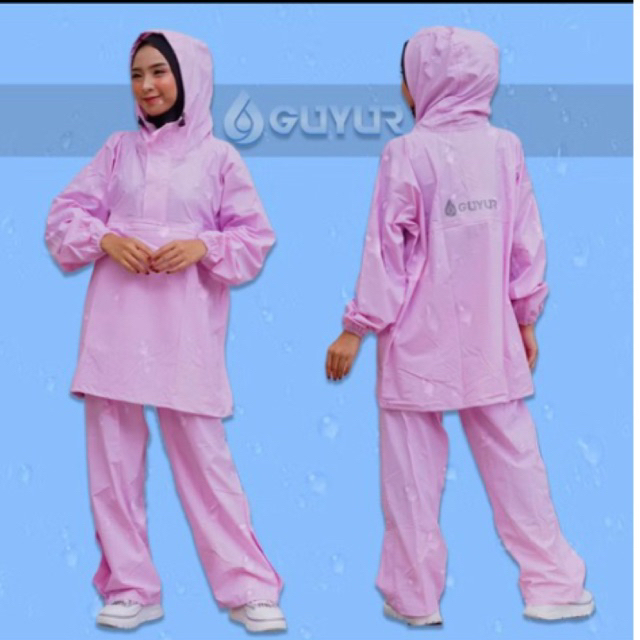 jas hujan KANGAROO RAINCOAT warna PINK (masih baru)