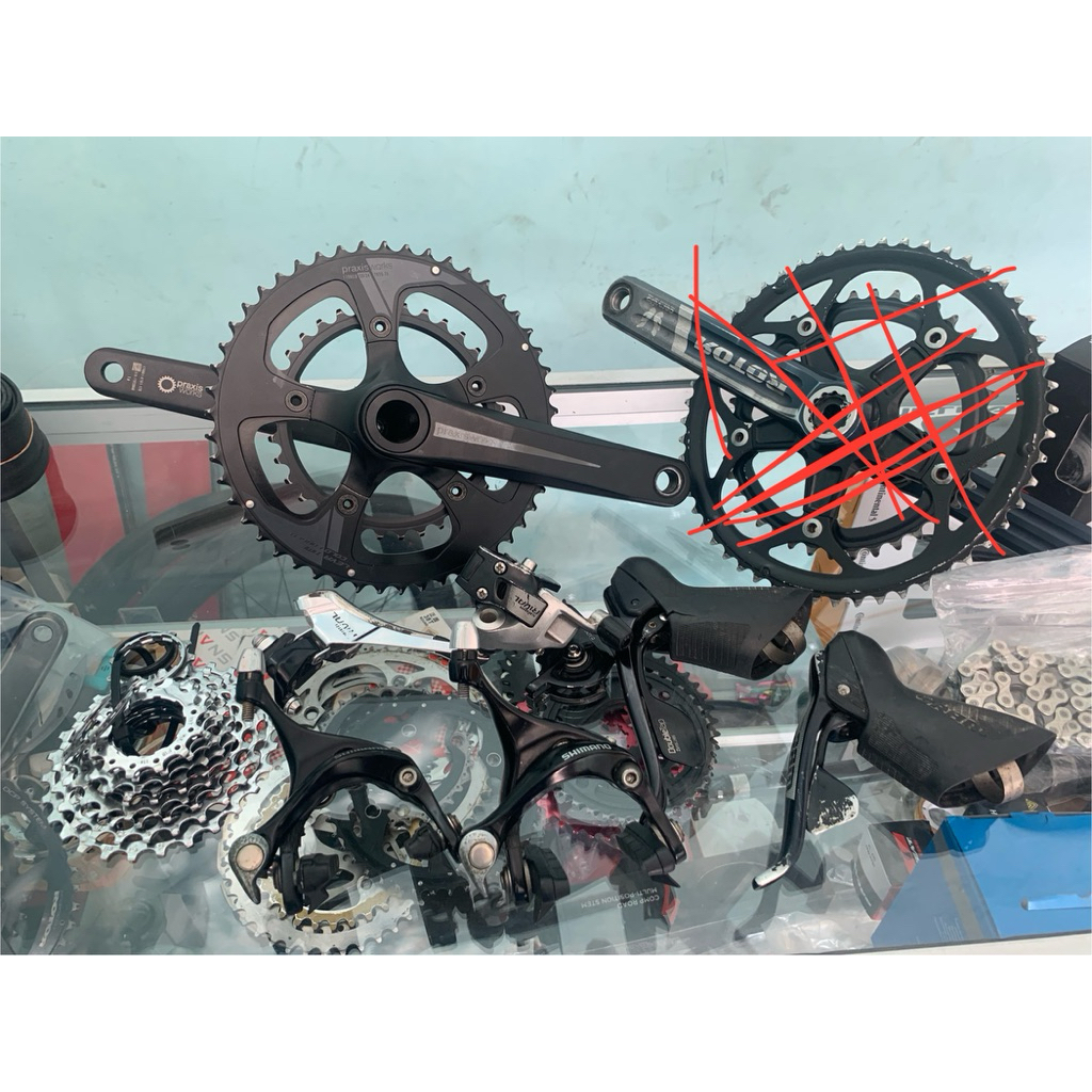 Groupset Sram Rival 22 2x11 rim brake