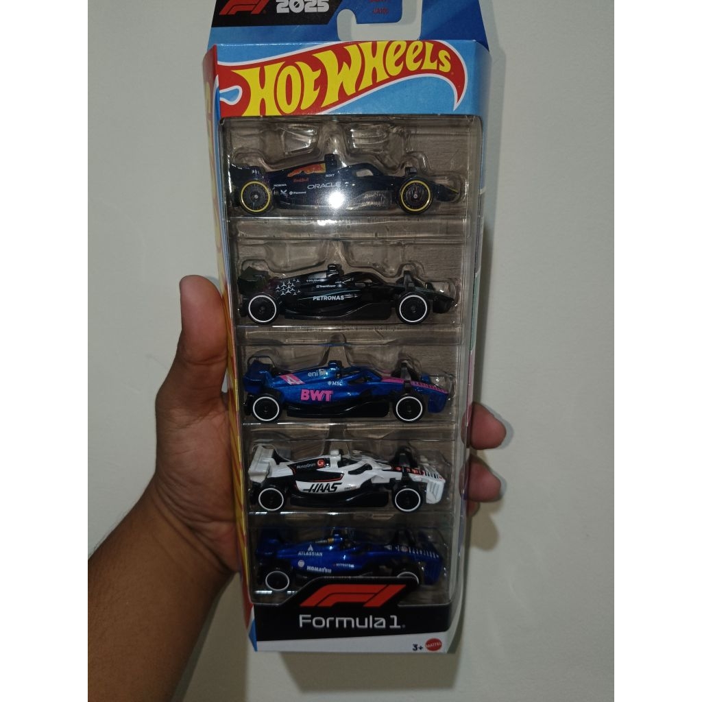 hotwheels formula 1 sett