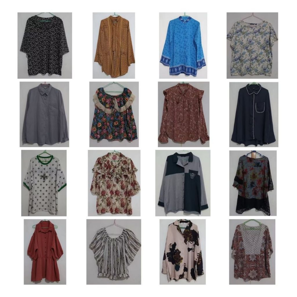 Atasan Blouse Kemeja Ld besar Ld Kecil