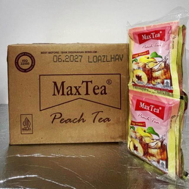 MaxTea Peach Tea Ctn 120 Sachet
