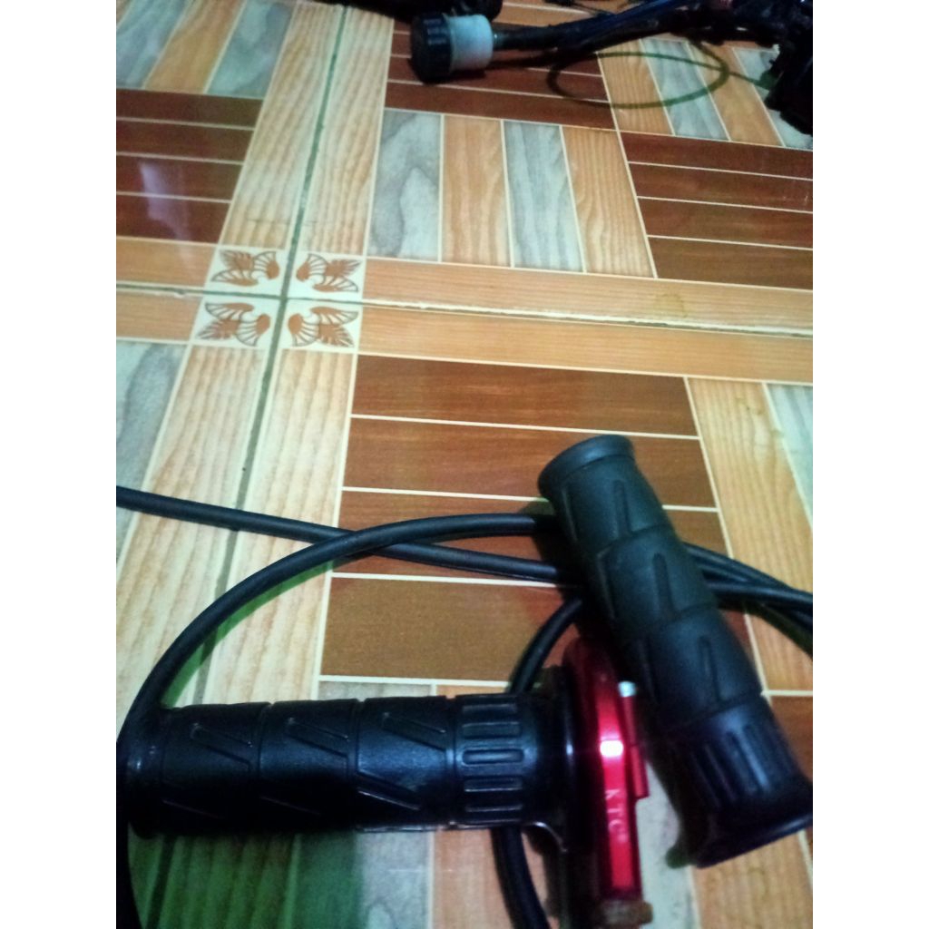 Gas spontan KTC set grip ninja 250fi