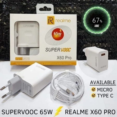 Charger Realme Fast Charging 65W Type C
