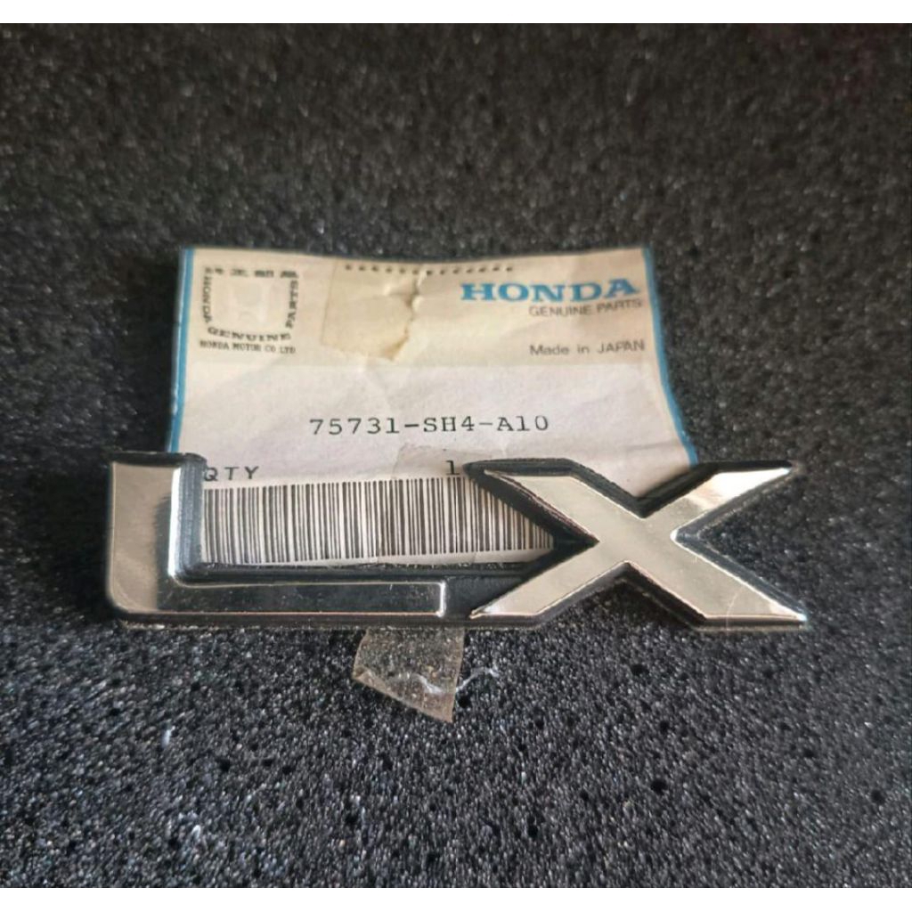 EMBLEM LOGO LX DI BEGASI BELAKANG CIVIC LX SH4