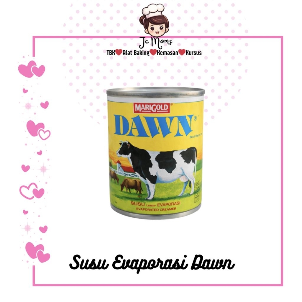 Susu Evaporasi Dawn 385gr Evaporated Creamer Dawn Untuk Cake Dessert Es Teler Creamy Pengganti Santa