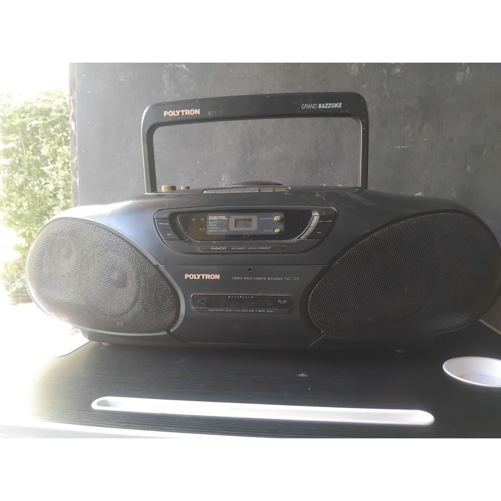 RADIO TAPE COMPO POLYTRON GRAND BAZZOKE UKURAN JUMBO