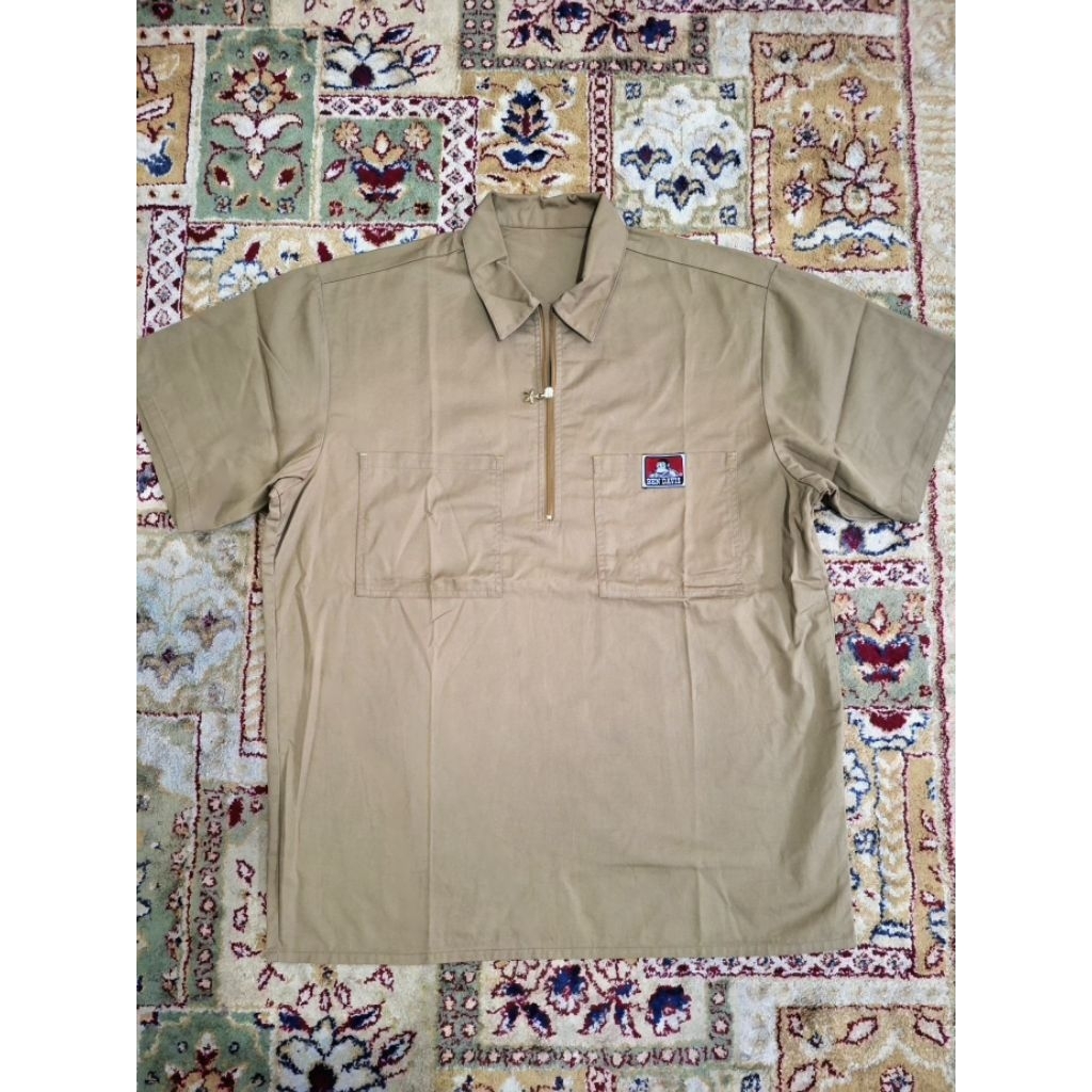 Ben Davis Workshirt Halfzip Backprint