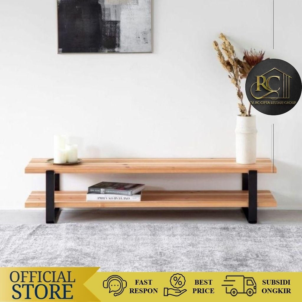 Meja TV Panjang | Meja TV Minimalis Industrial