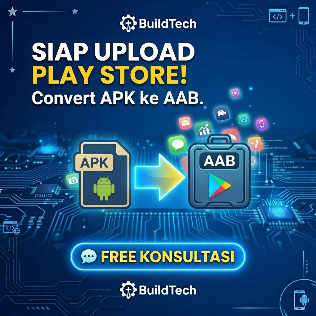 Siap Upload PlayStore Convert APK ke AAB