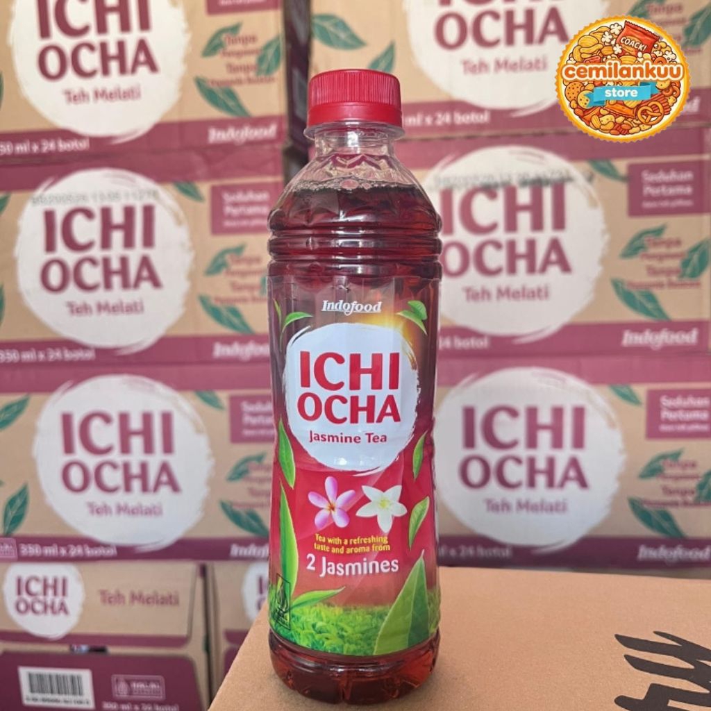 Ichi Ocha Teh Melati 350 ml 1 Dus isi 12 pcs - Segar dan Alami