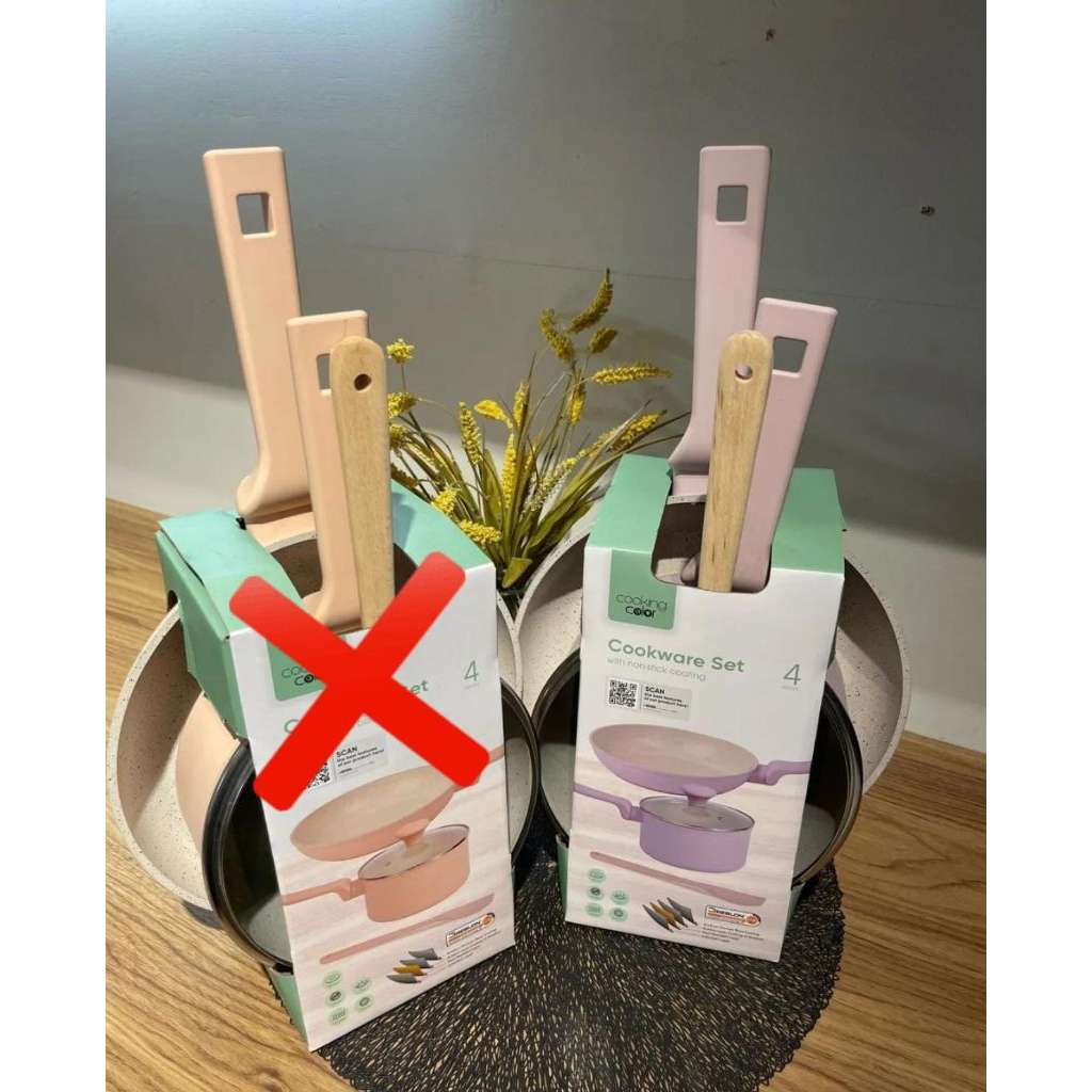 Informa cookware set huxley panci marble anti lengket