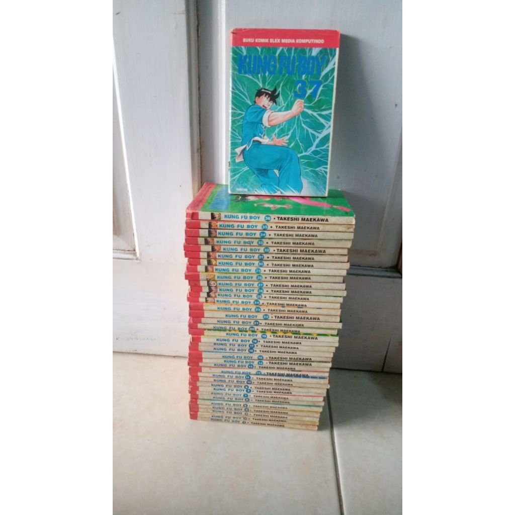 komik Kung fu Boy full set Tamat 1-37 Original set ke 7