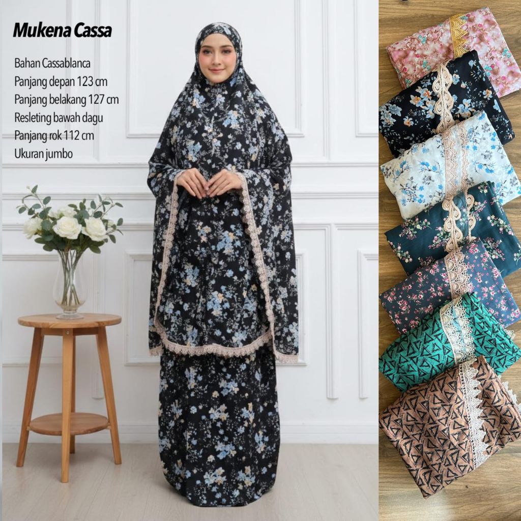 MUKENA CASSABELANCA - MUKENA CASSA RENDA - MUKENA RENDA