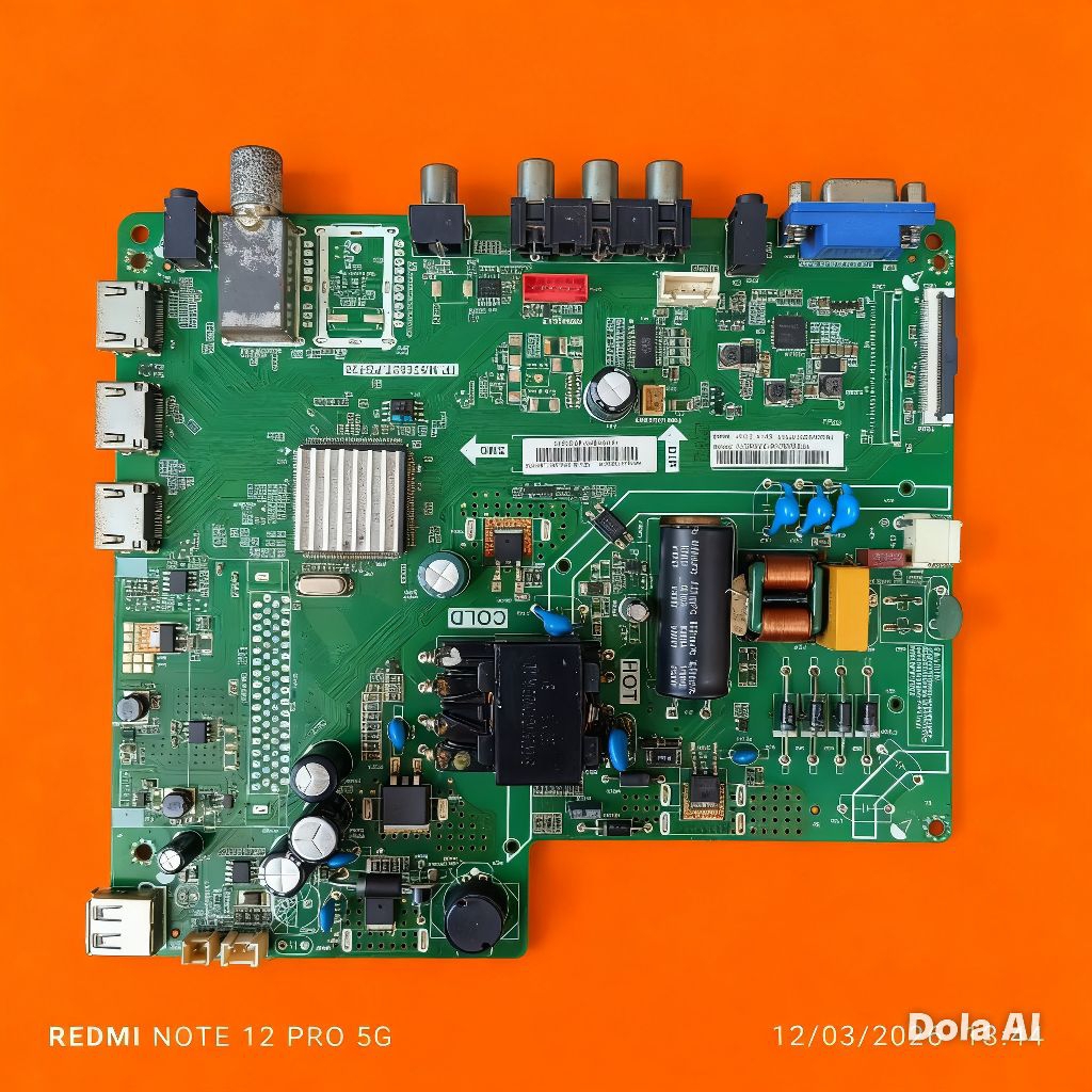 mb Mainboard asli cabutan led tv televisi normal COOCAA 32TB2000