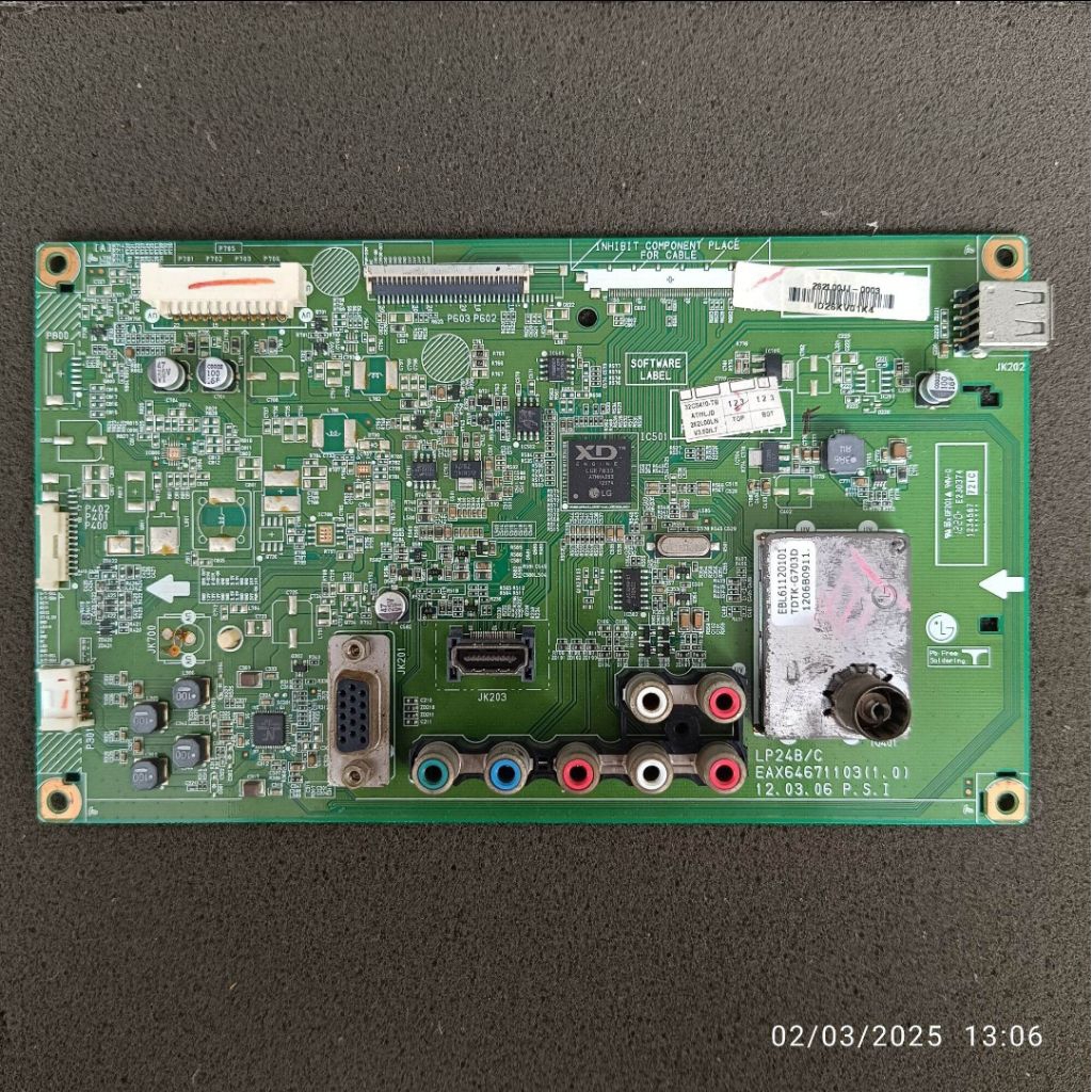 Mb mobo module mainboard tv LG 32CS410 32CS410 - TB 32CS412 32CS412 - TD normal