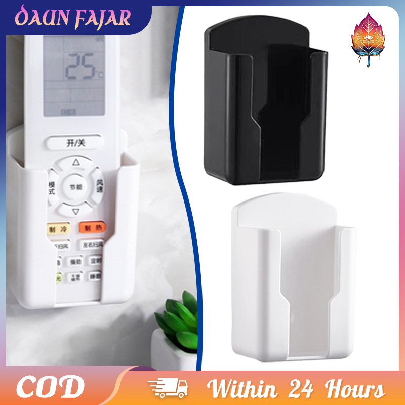 Dinding Tempel Holder Remote AC TV Tempat Cas HP Wadah Hook Kuat Dudukan Untuk Kamar Mandi Rumah