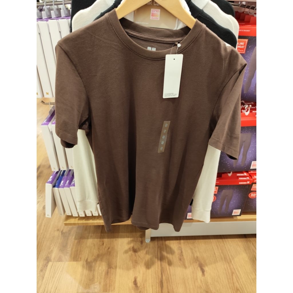 Kaos Supima Cotton Pria Uniqlo (Unisex)