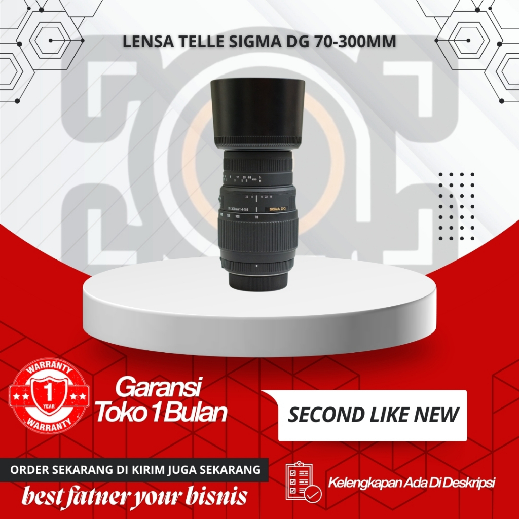 LENSA TELLE SIGMA DG 70-300MM FOR NIKON
