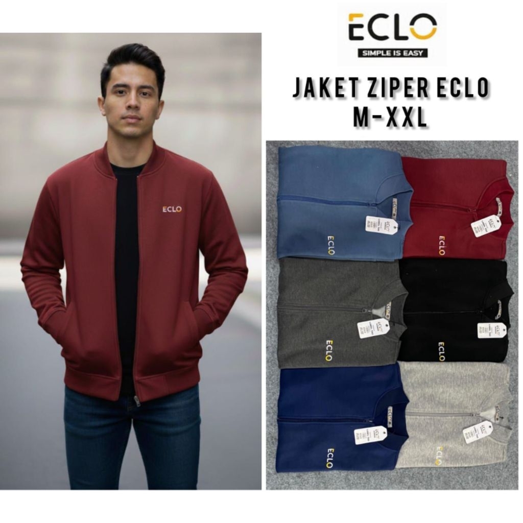 Jaket Zipper/resleting Eclo