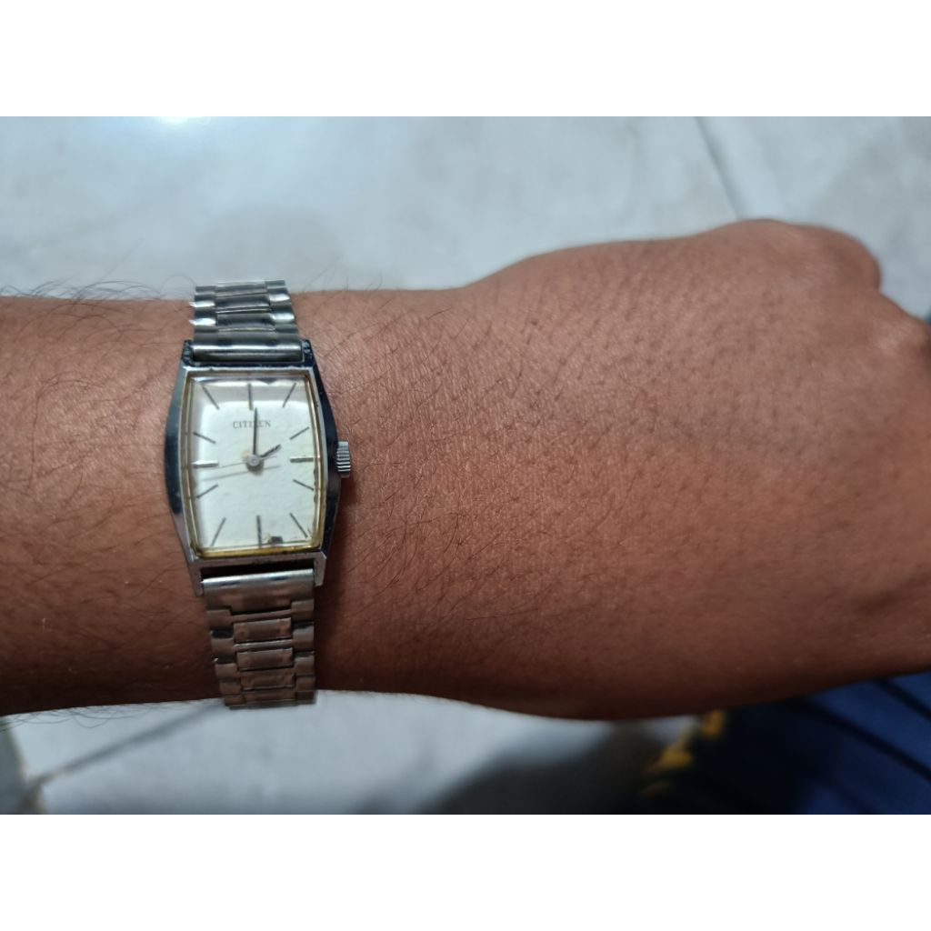 Jam Tangan Vintage Citizen Tank Japan Women kondisi normal