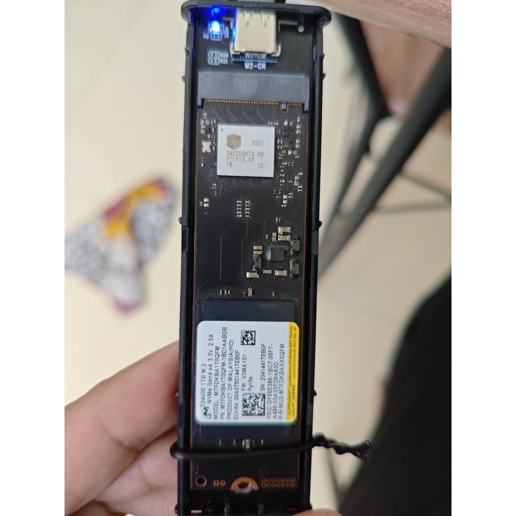 SSD NVME 1TB GEN4 BEKAS