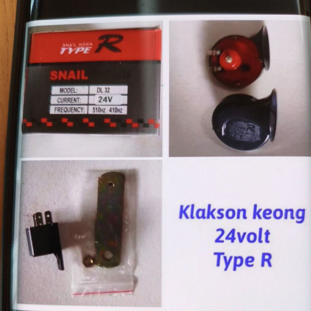 klakson keong 24 volt