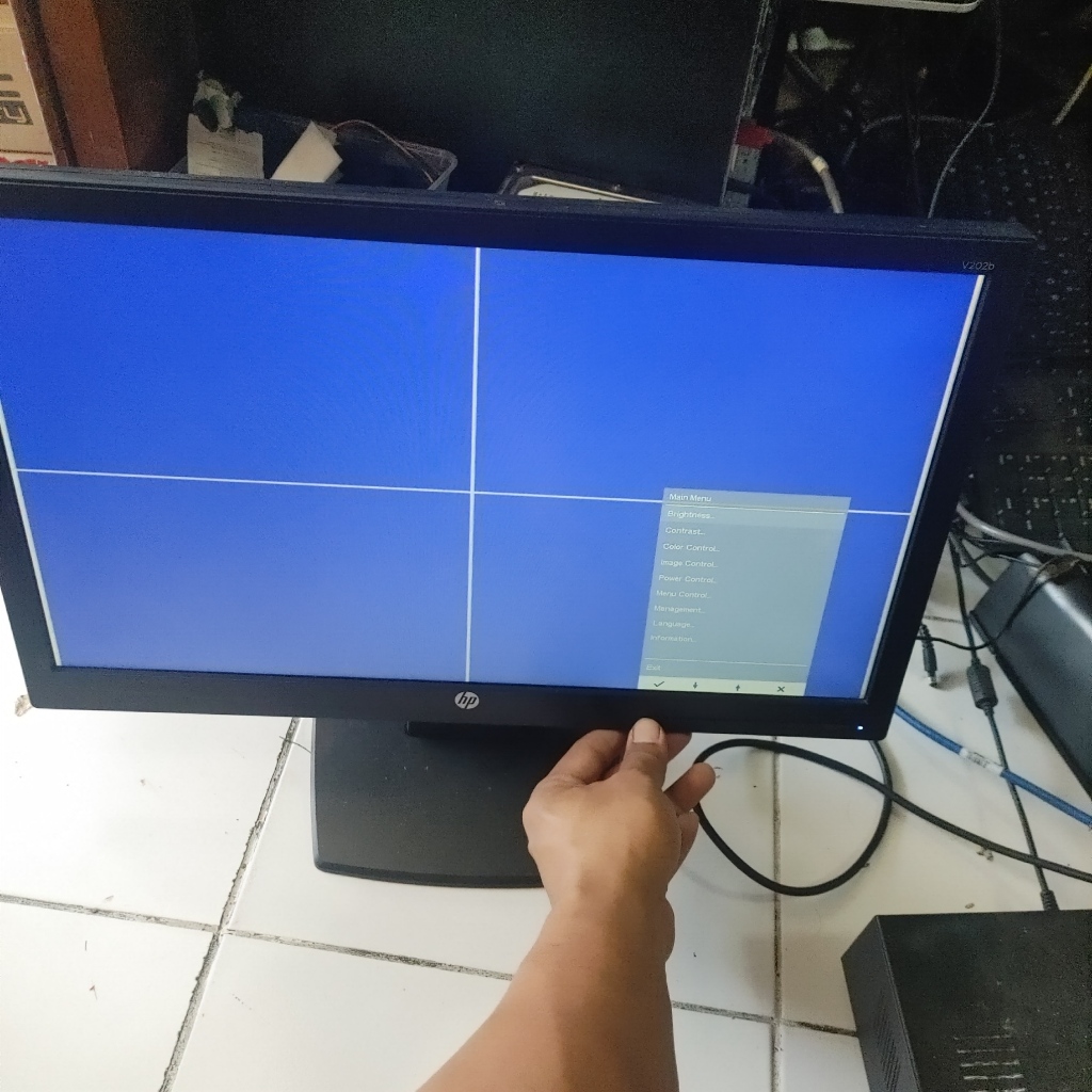 LCD LED MONITOR HP 20" 20 INCH INCI