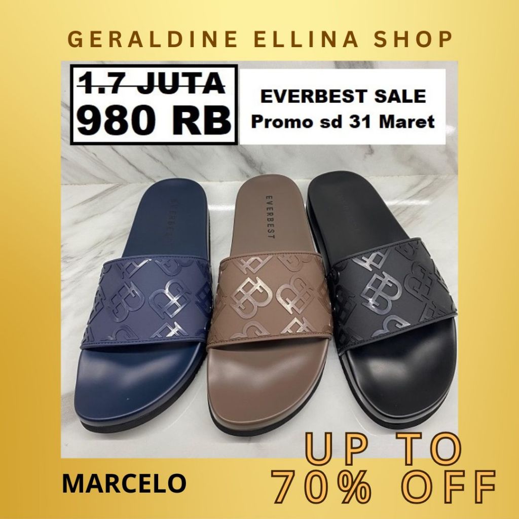 Sendal EVERBEST Pria cowok men Original STORE 100% Seri MARCELO