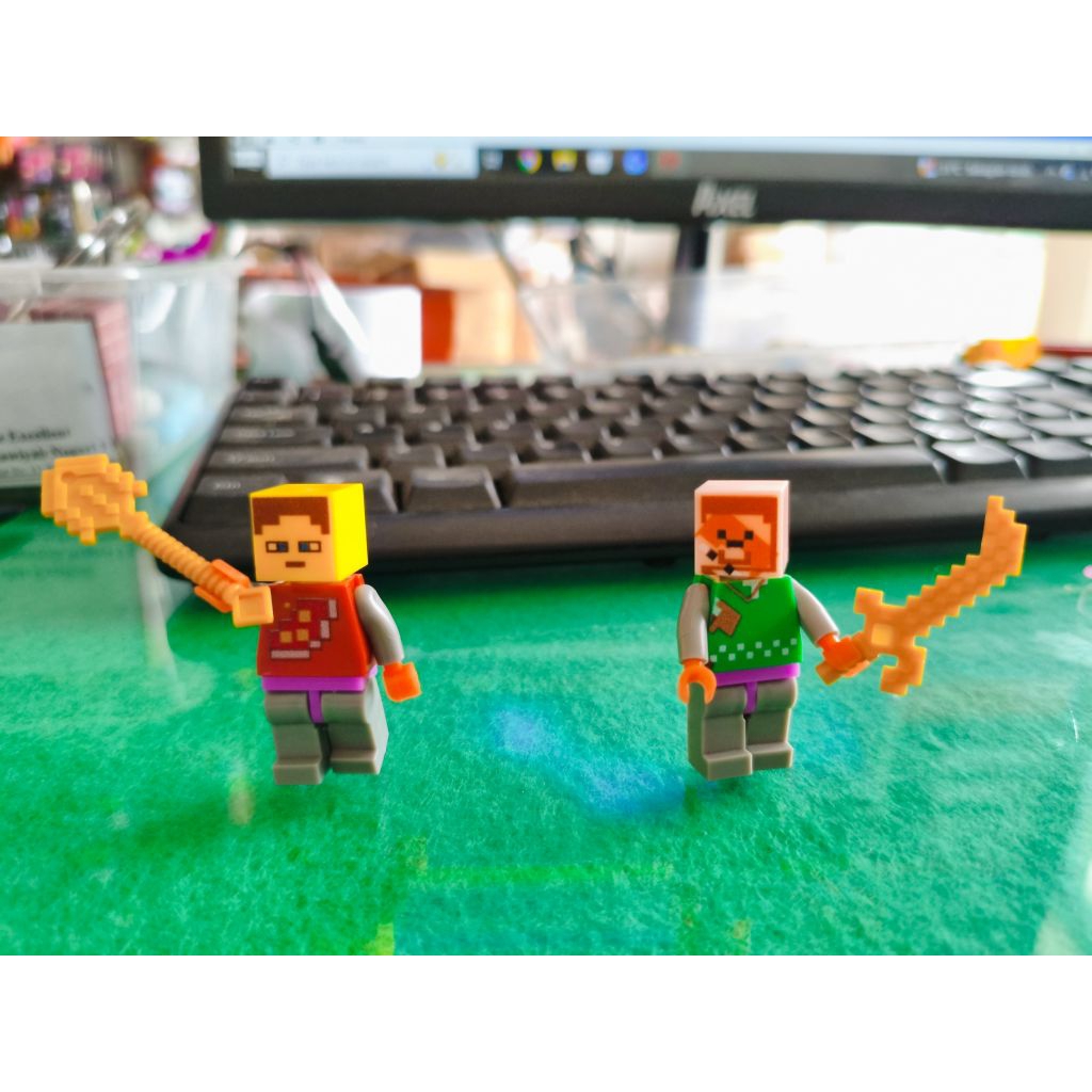 Mainan Mini Figure Blok / lego kubus Pixel Adventure Karakter Kubus – Mainan Rakitan Lego Mini Figur