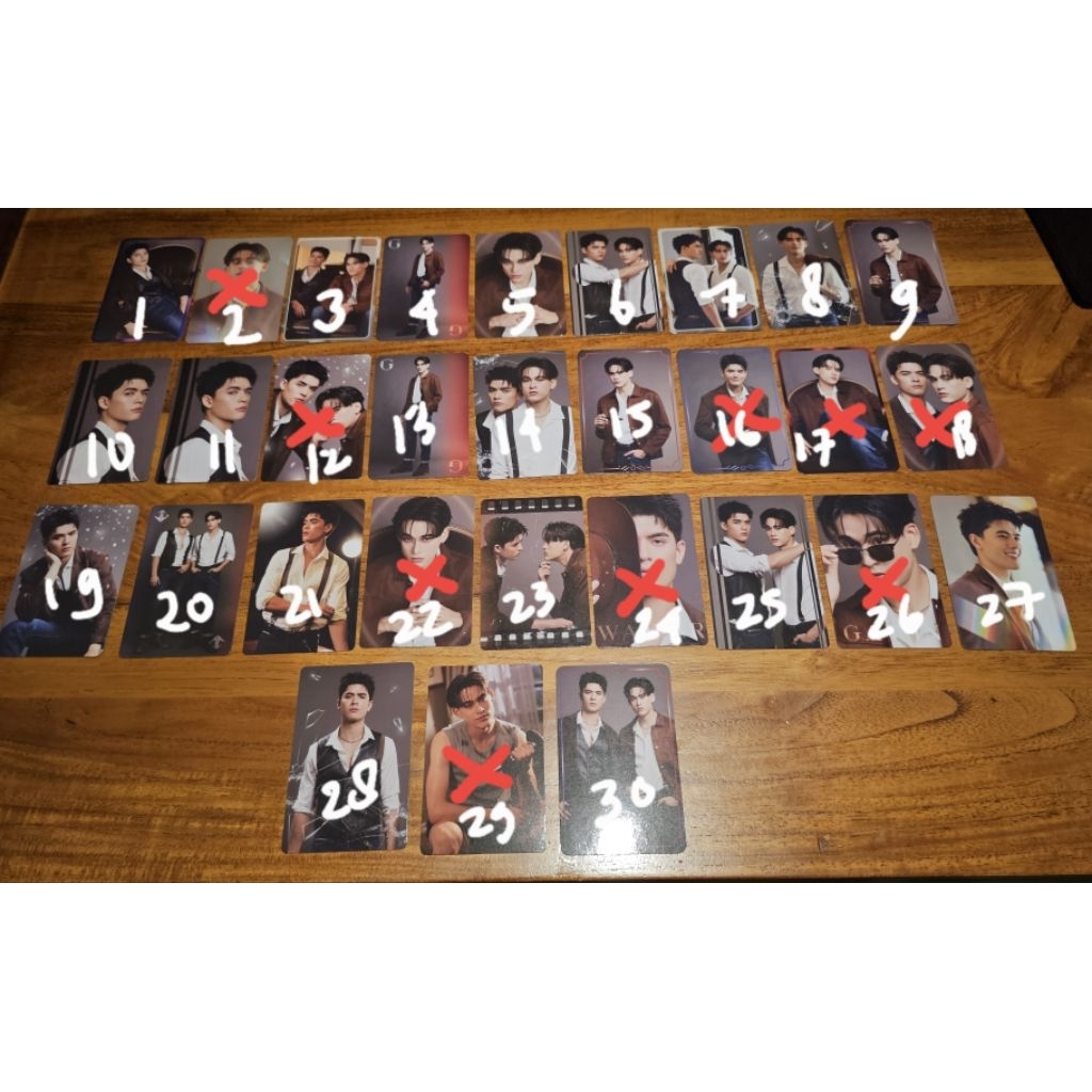 [Ready Stock] OFFICIAL GMMTV JOSSGAWIN FANCON PHOTOCARD | JossGawin PC | GMMTV Official Photocard