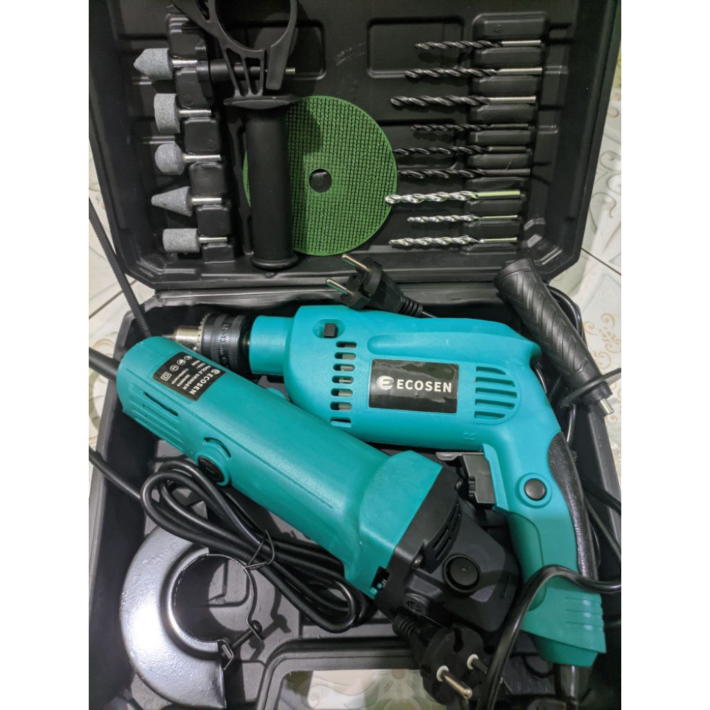 gerinda ecosen dan bor 13 ml ecosen full set