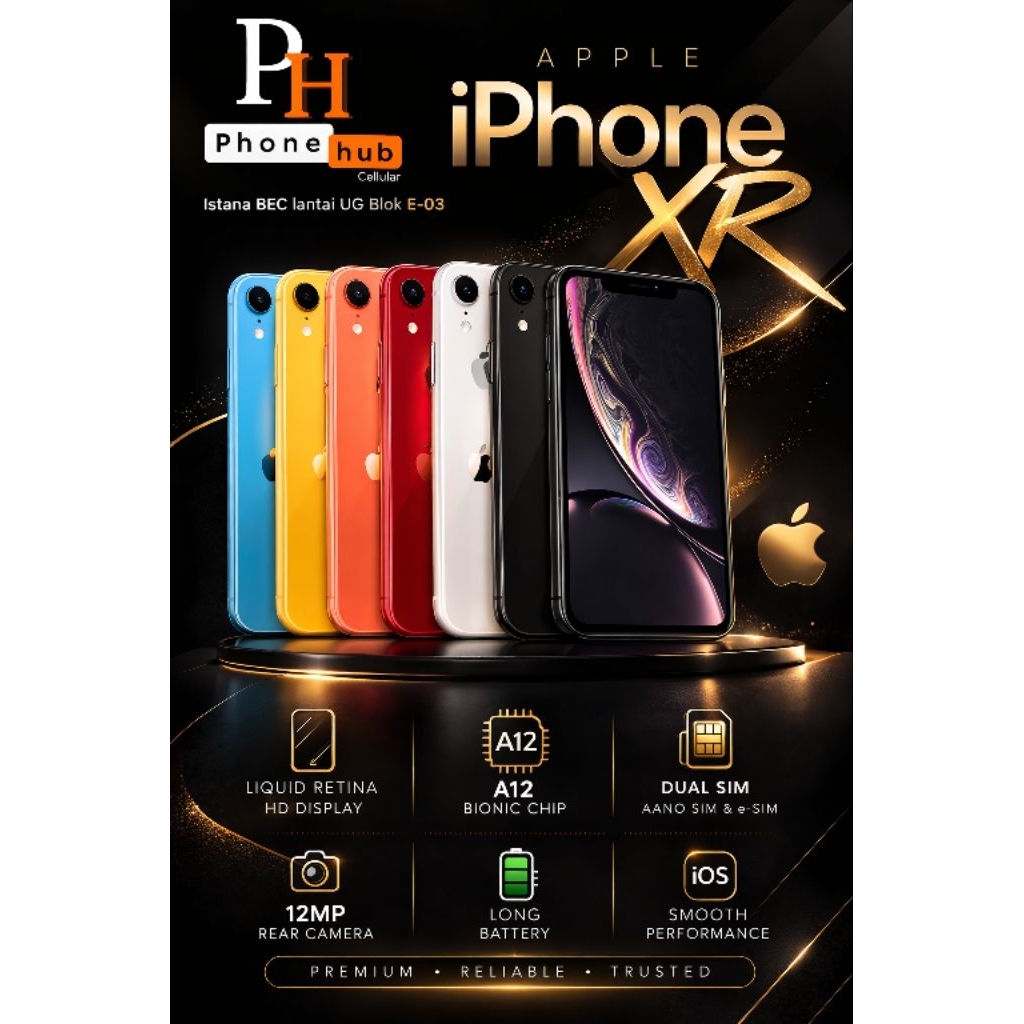 Iphone XR 64/128 second like new Allop/Resmi