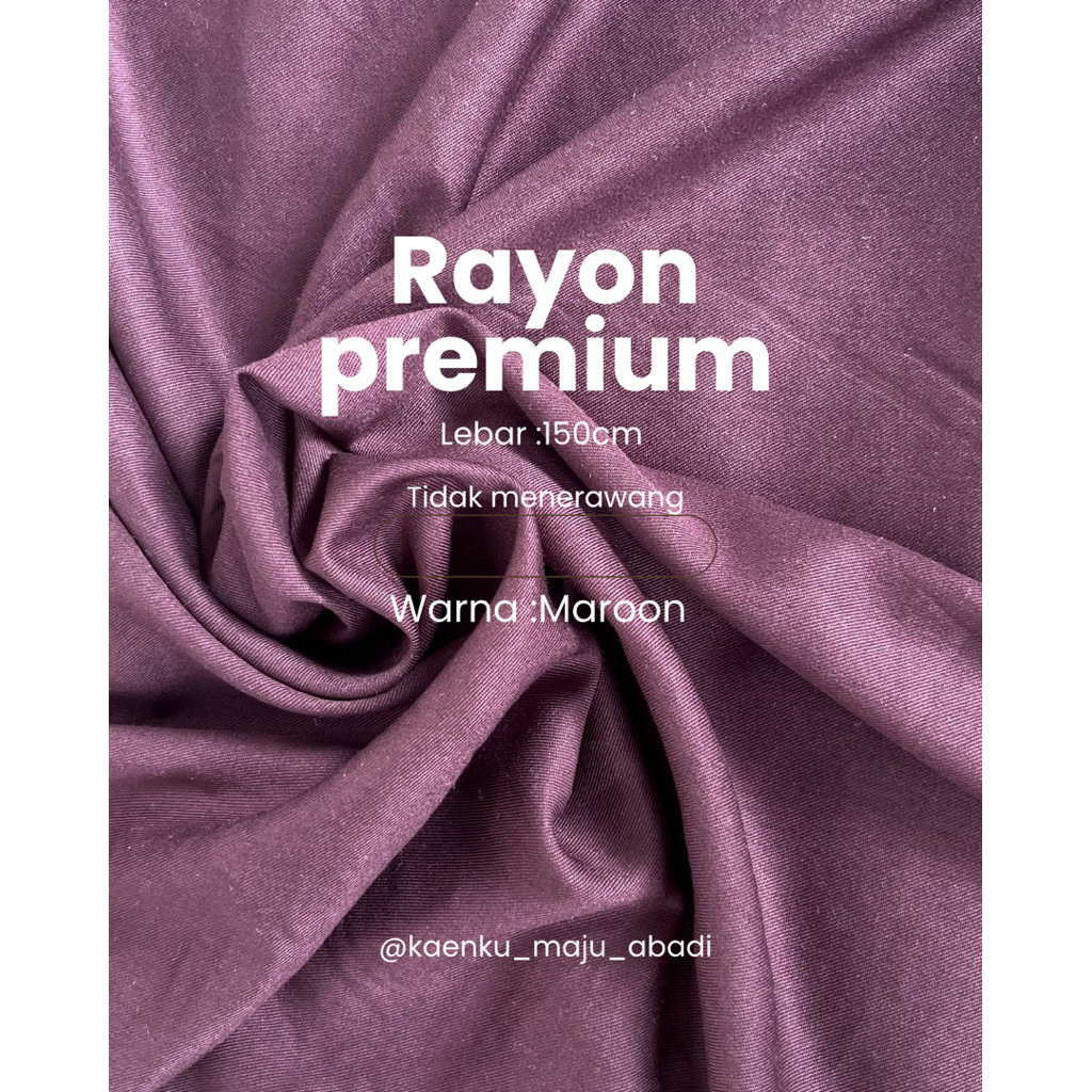 Kain rayon twill polos | kain rayon twill murah | kain rayon premium