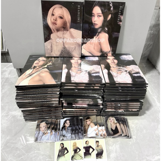 [READY] BLACKPINK 3rd Mini Album DEADLINE Silver Ver. Jennie Rose Jisoo Lisa + WEVERSE POB