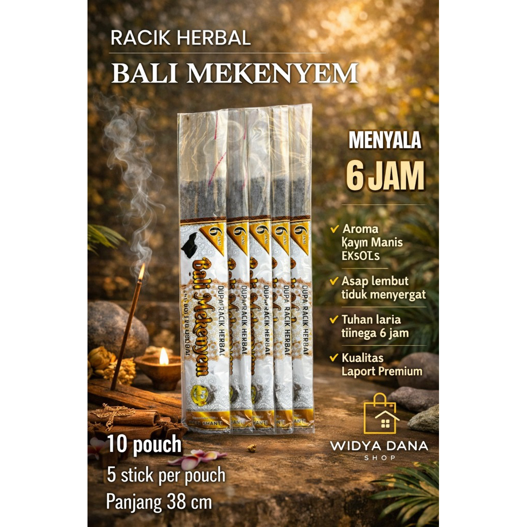 Dupa RACIK HERBAL BALI MEKENYEM 6jam 1bal