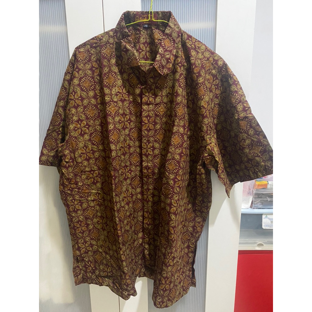 Kemeja Batik Pria Big Size Jumbo