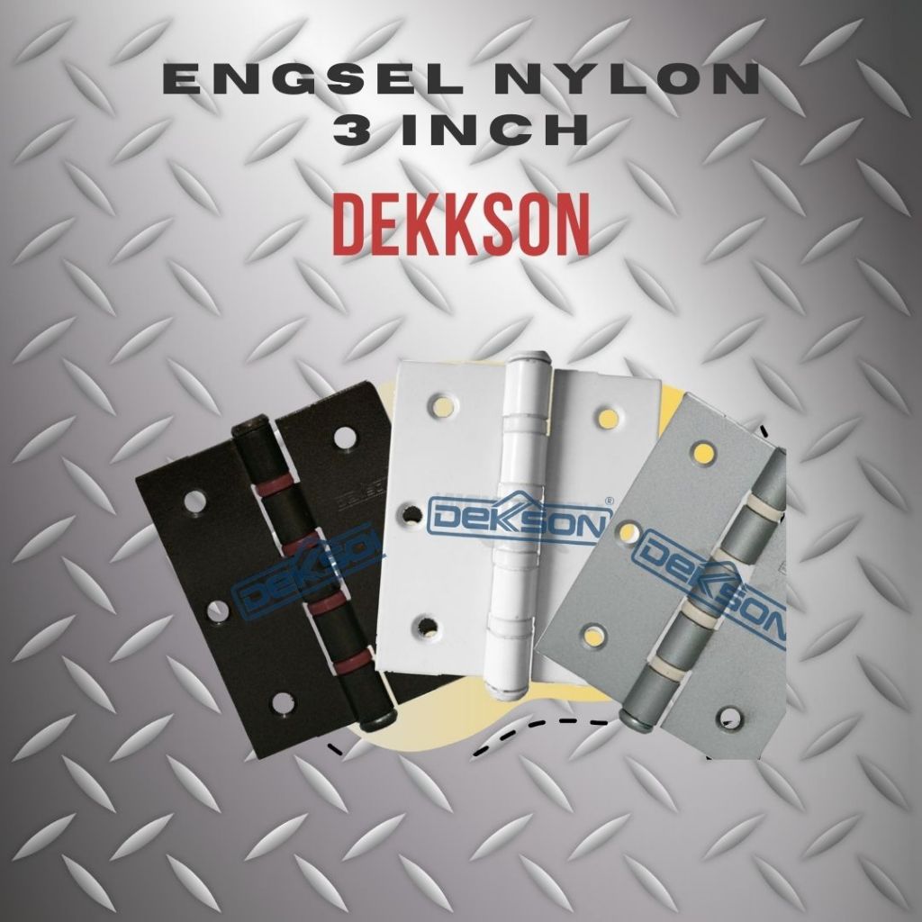 DEKKSON Engsel Pintu Aluminium Engsel Jendela Kayu Aluminium Engsel Dekson Nylon 3 inch