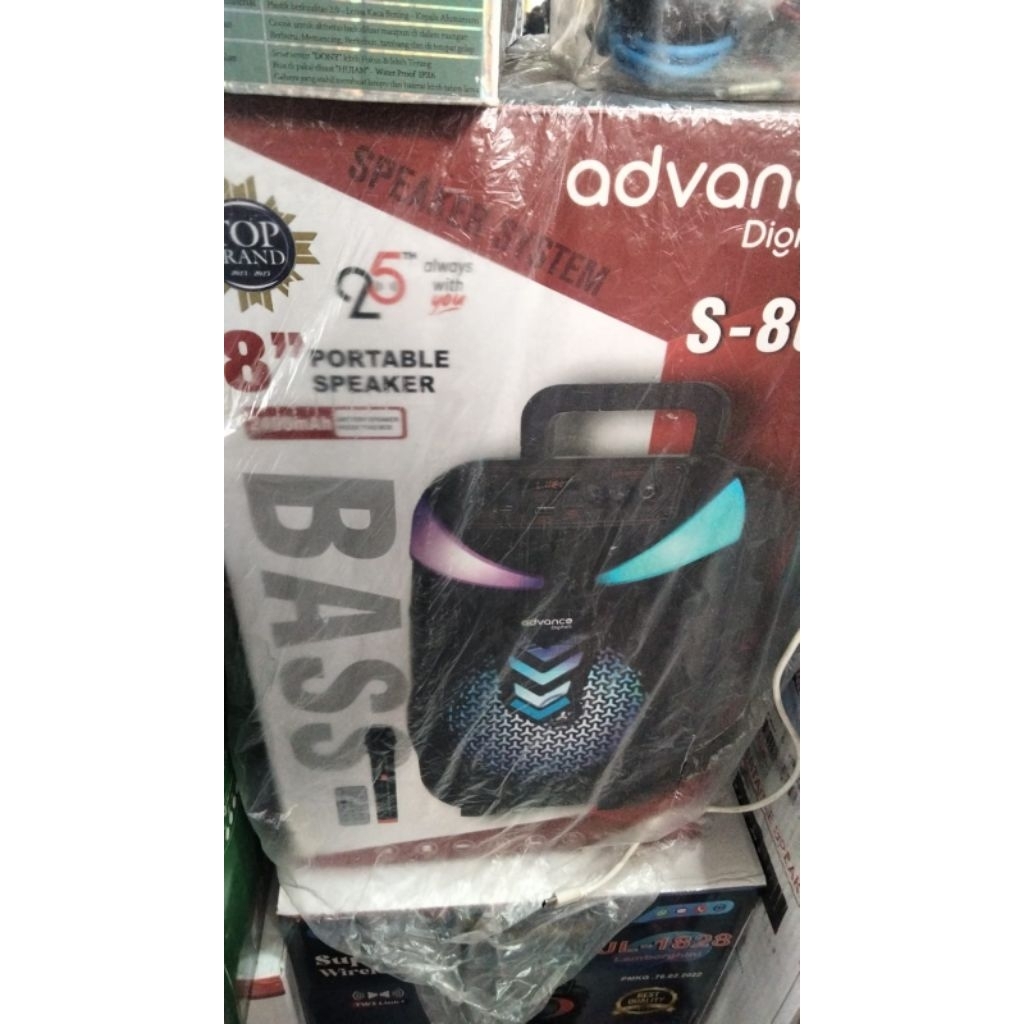 Salon speaker portable 8 inch advance digital
