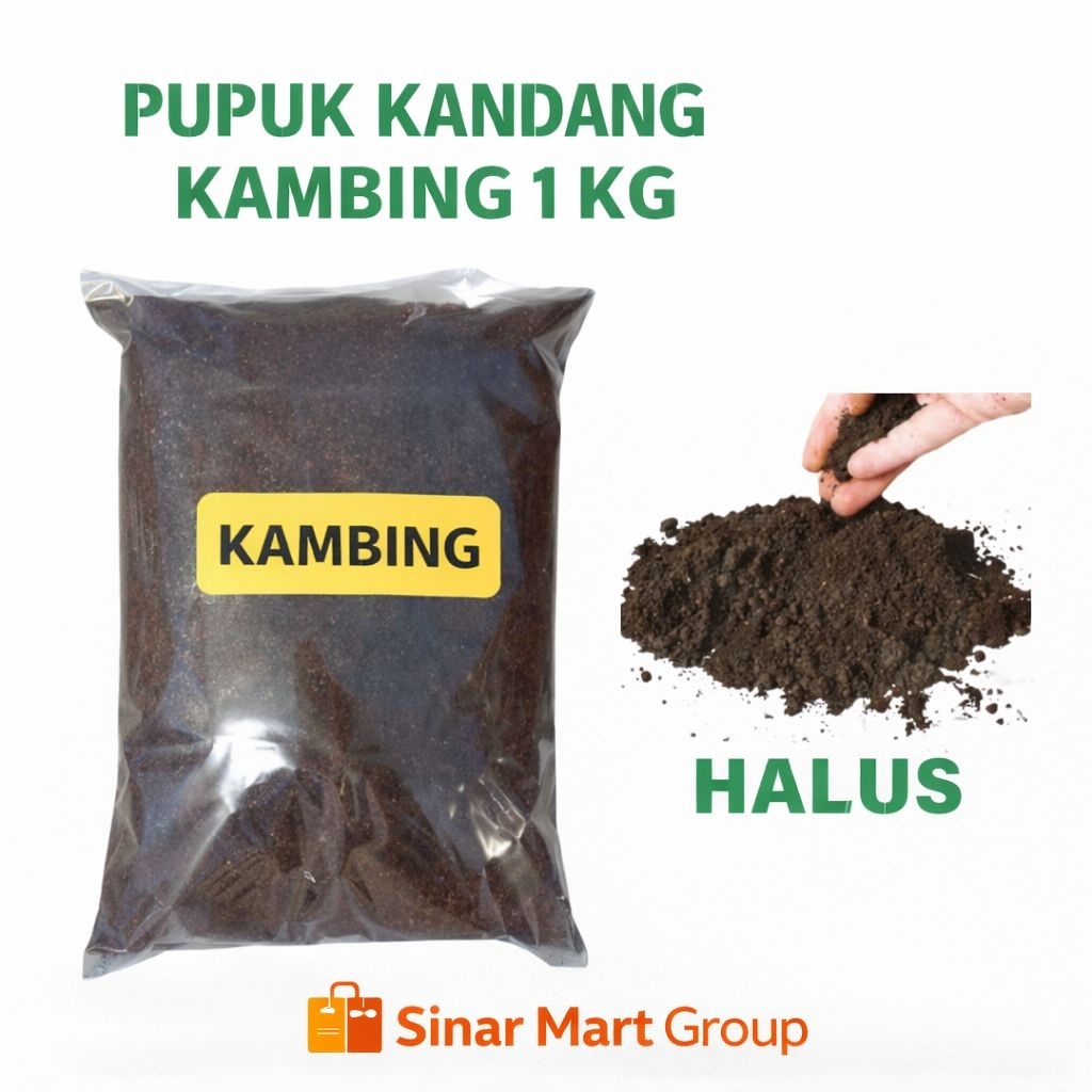 Pupuk kandang 1 kg kambing pupuk fermentasi