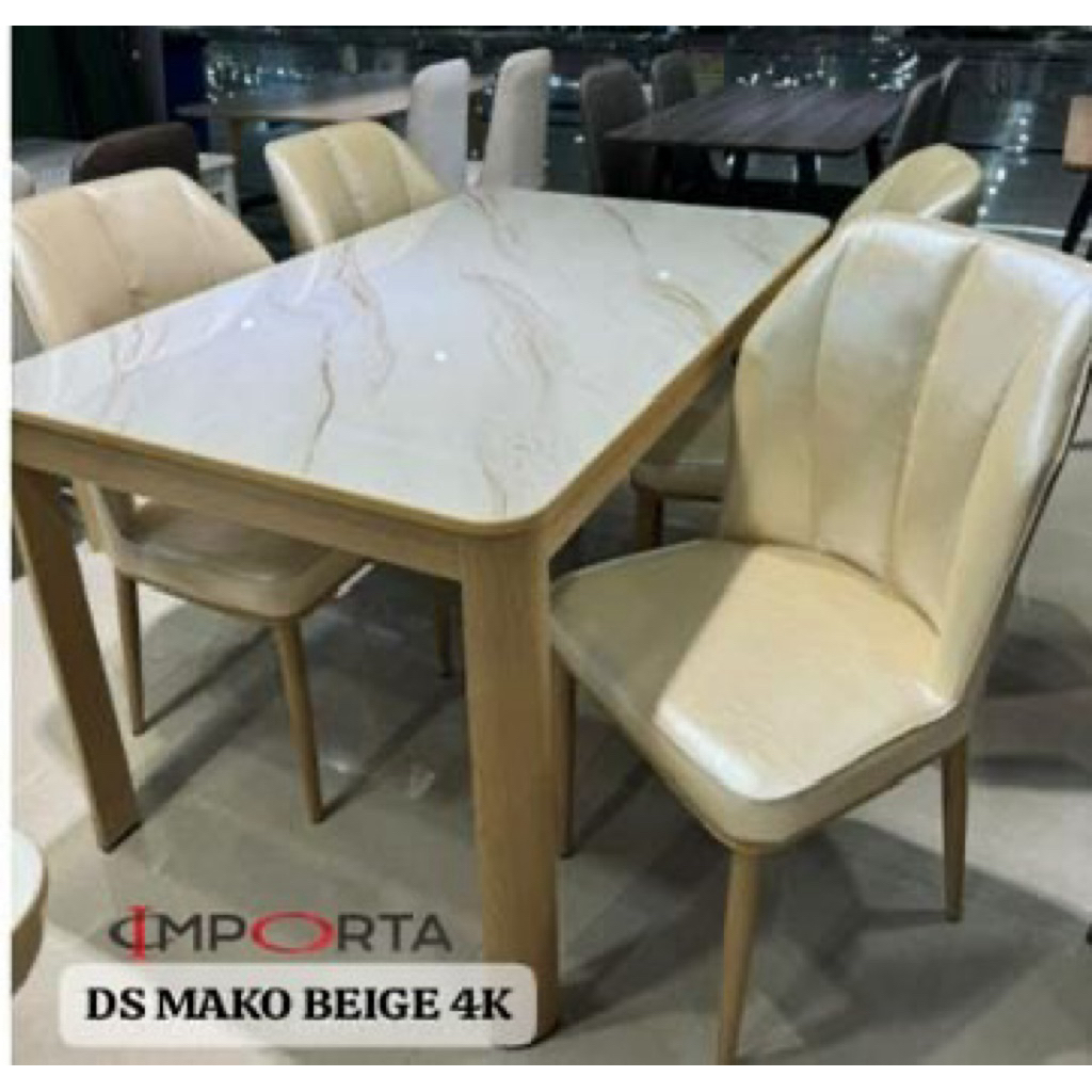 Kursi makan batu marmer 4k-meja makan 4k marmer-meja makan importa