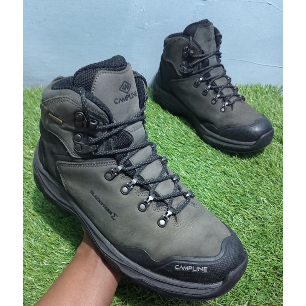 Sepatu Outdoor / Hiking CAMPLINE BLACKSTORM Goretex 41/26