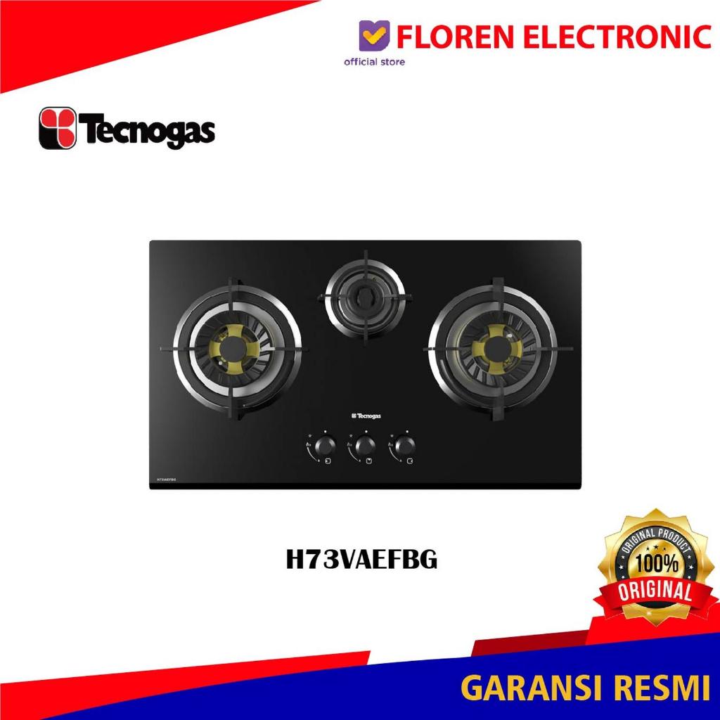 Tecnogas H73VAEFBG Kompor Tanam Gas 3 Tungku Built In Hob