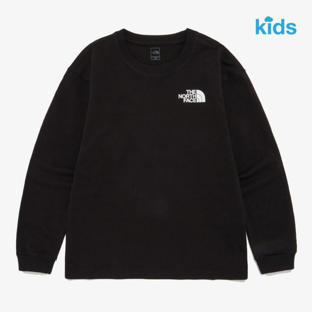 sweater crewneck cn anak remaja tanggung hitam branded THE NORTH FACE TNF size 140 8T 9T