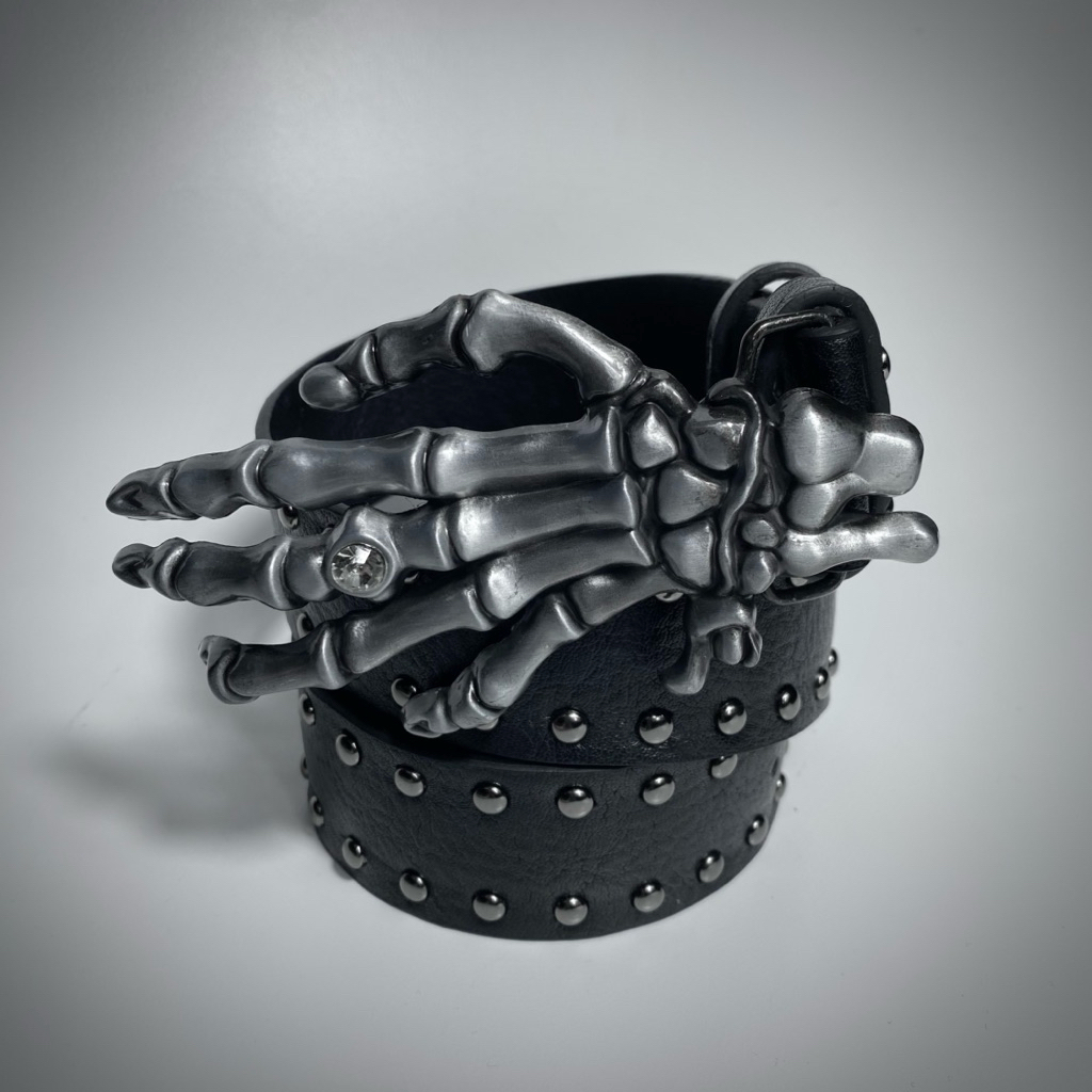 Skeleton Hand  | Y2k Belt | Vintage Belt | Custom Belt