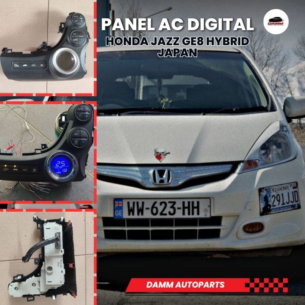Original Panel AC Digital Honda Jazz GE8 Hybrid Japan
