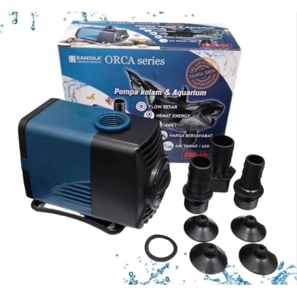 Kandila orca series 107 pompa mesin aquarium kolam koi kandila orca mesin kolam ikan besar