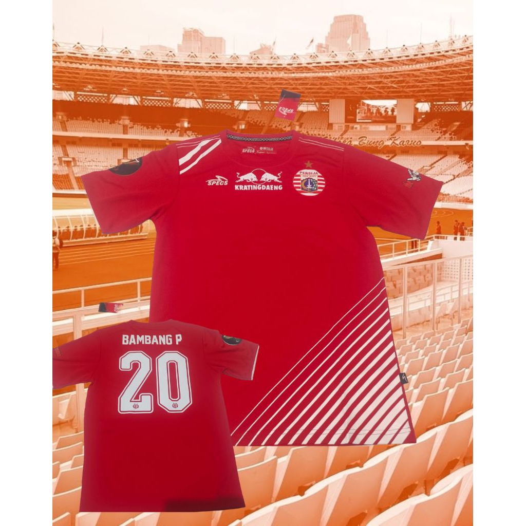 JERSEY TEMPLATE ORIGINAL SPECS PERSIJA NNS BAMBANG PAMUNGKAS Home sz S 2018 PIALA INDONESIA