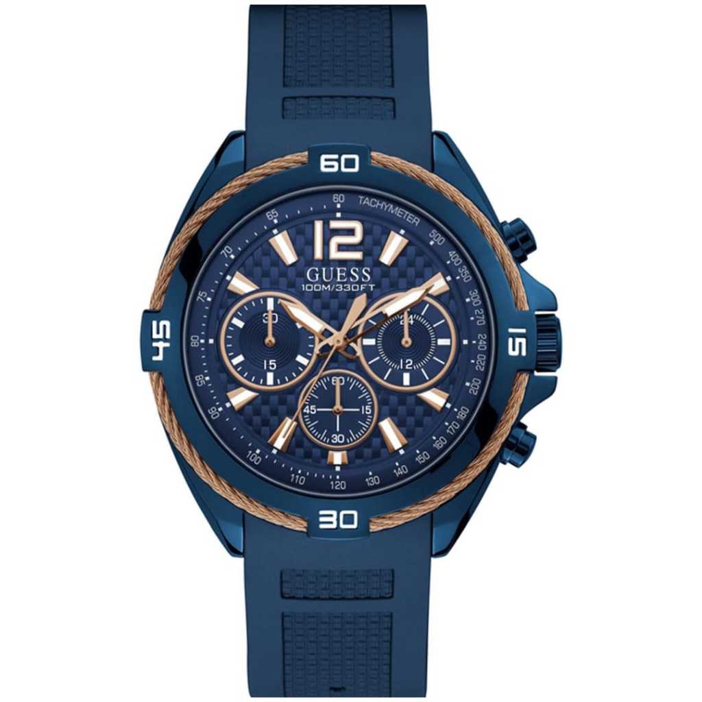 GUESS ORI W1168G4 Jam Tangan Pria - Blue