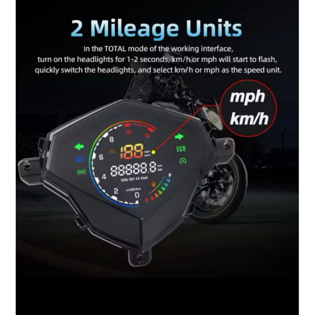 SPEEDOMETER DIGITAL SPEDOMETER DIGITAL FULL LED YAMAHA MIO M3 MIO Z MIO 125