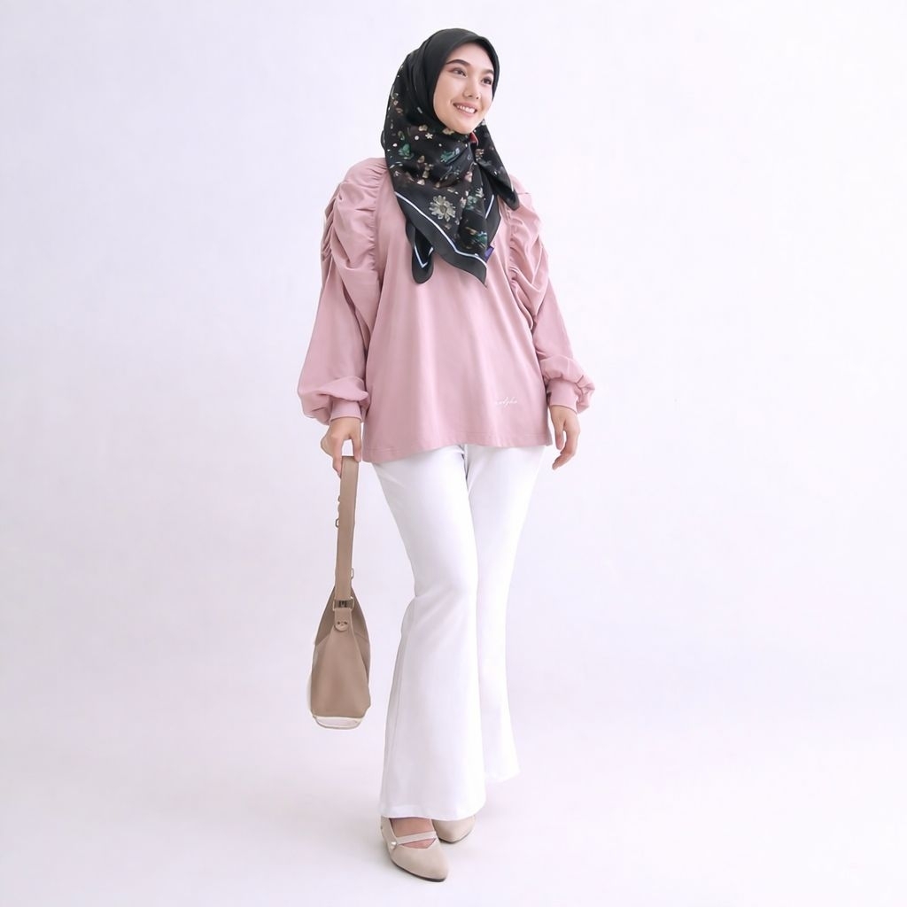 CUCI GUDANG BAJU MANDJHA IVAN GUNAWAN ESTHER PINK BLOUSE